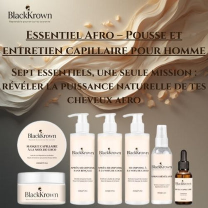 Essentiel Afro – Pousse et entretien capillaire pour homme